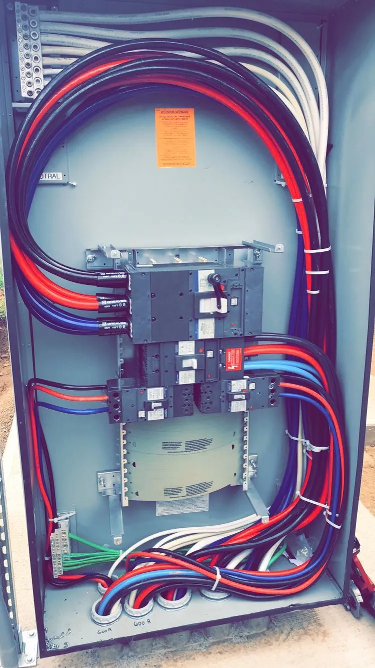 Professional electrical panel installation by Martel Electric