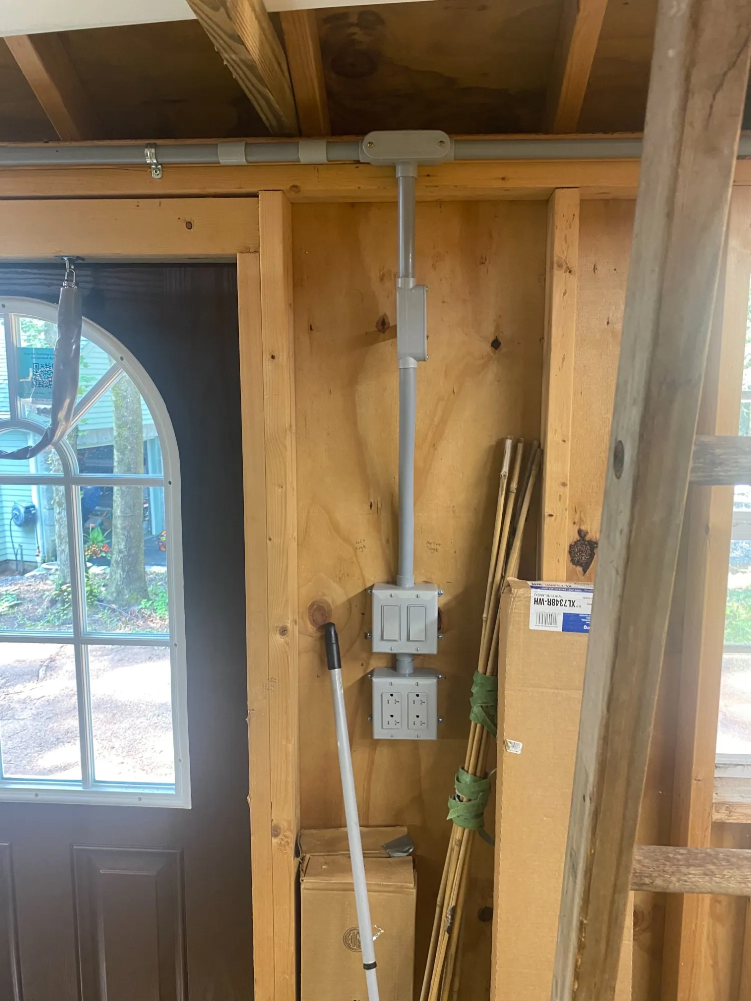 Detached Shed Wiring detail 1